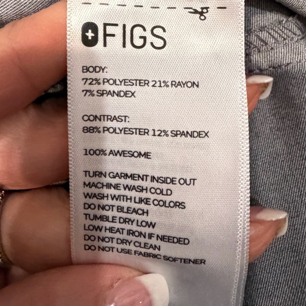 Figs Technical Collection Kade Light Gray Cargo S… - image 5